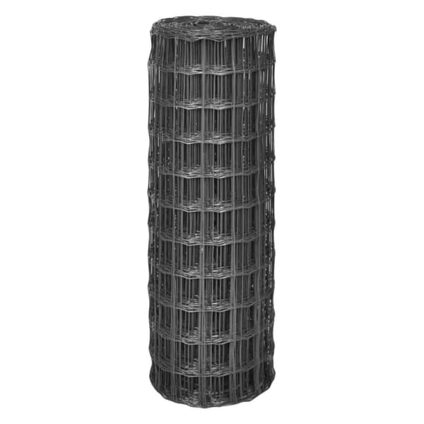 vidaXL Euro-aita teräs 10x1 m harmaa