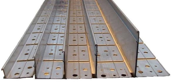 Ultrastark aluminium Rabattkant, Gräskant, Trädgårdskant, Kantplåt, Gräsmattkant, Kantstöd 38mm x 100cm