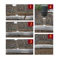 Pikkukuva 4 / 11: 10 kpl:n setti Ultravahvaa alumiinia Reunus 24cm x 1m (10m pitkä) | Puutarhan raja | Ruohoreuna, väri: ei väriä