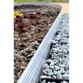 Pikkukuva 9 / 11: 10 kpl:n setti Ultravahvaa alumiinia Reunus 24cm x 1m (10m pitkä) | Puutarhan raja | Ruohoreuna, väri: ei väriä