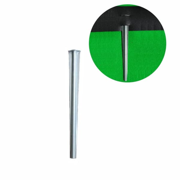 Jordankare, Markskruv, Markankare, Markpinnar, Markförankring i metall 25cm x 3cm för Rabattkant, Gräskant, Trädgårdskant, Kantplåt, Gräsmattkant