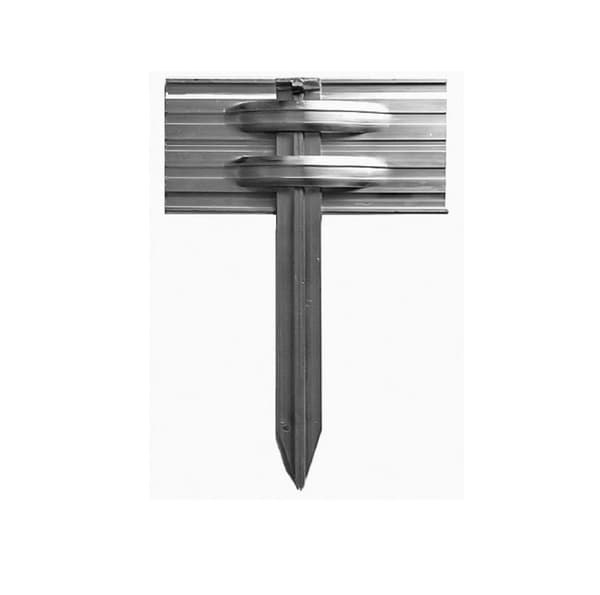 Ultrastærk aluminiums græskant Højde: 10-14-24 cm, Længde: 1- 30 m, Bred:24 cm, Publikum:10