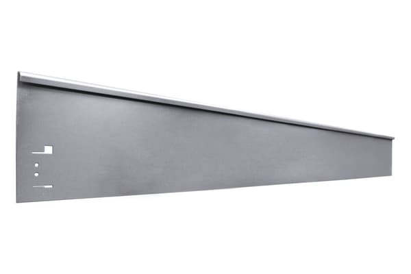Rabattkant, Gräskant, Trädgårdskant, Kantplåt, Gräsmattkant, Stålkant, Kantstöd metall 18,5 cm x 120 cm, färg:utan färg
