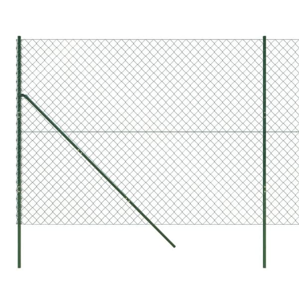vidaXL trådegn 1,4x10 m grøn