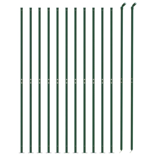 vidaXL Verkkoaita laipalla vihreä 1,8x25 m