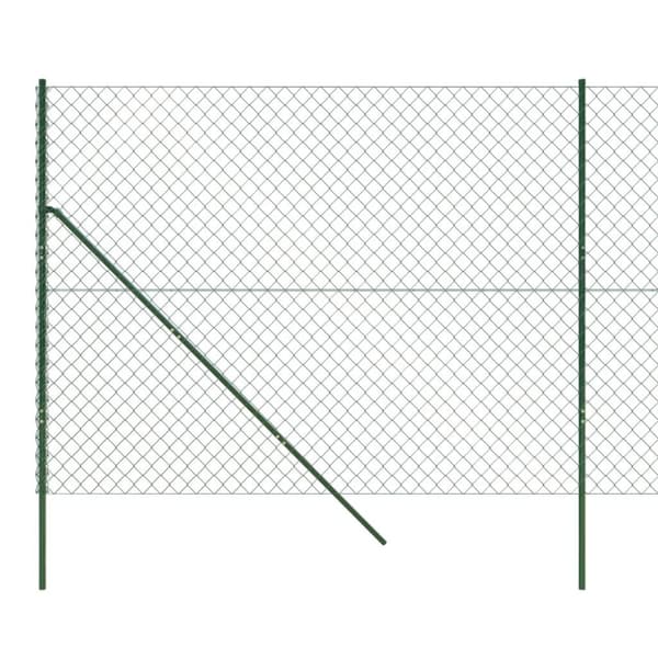 vidaXL Gunnebostängsel grön 1,6x25 m