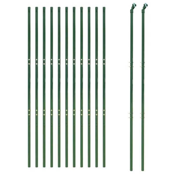 vidaXL Gunnebostängsel grön 1,6x25 m
