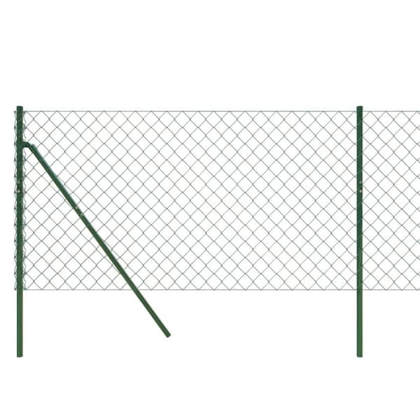 vidaXL Verkkoaita vihreä 1,1x25 m