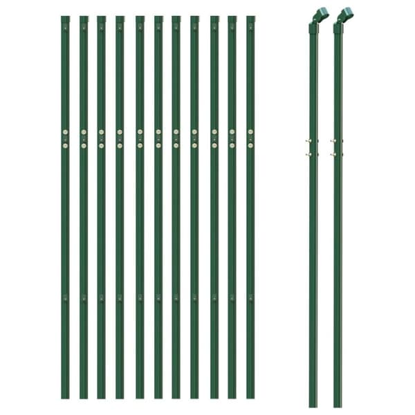 vidaXL Verkkoaita vihreä 1,1x25 m