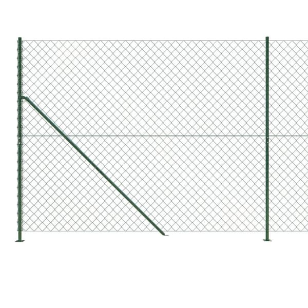 vidaXL Verkkoaita laipalla antrasiitti 1,8x10 m
