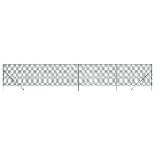 vidaXL trådegn 1,6x10 m grøn