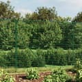 Miniatyrbilde 6 av 6: vidaXL Nettinggjerde med flens grønn 2x25 m