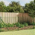 Miniatyrbilde 6 av 6: vidaXL Nettinggjerde med flens grønn 1x10 m