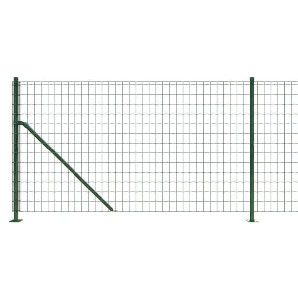 vidaXL Verkkoaita laipalla vihreä 1,1x25 m