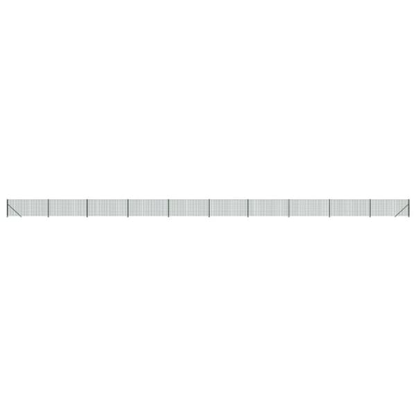 vidaXL Verkkoaita laipalla vihreä 1,1x25 m
