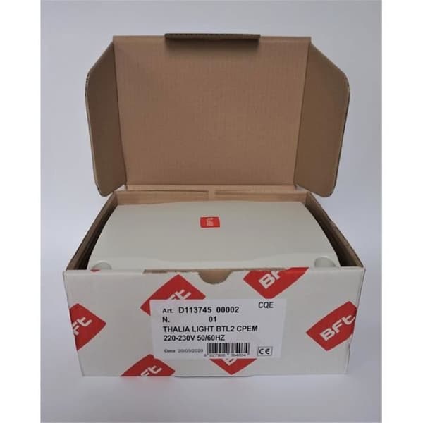 Styrenhetscentral - BFT - THALIA LIGHT SD - 1 eller 2 operatörer - 24 V - Förenklad programmering