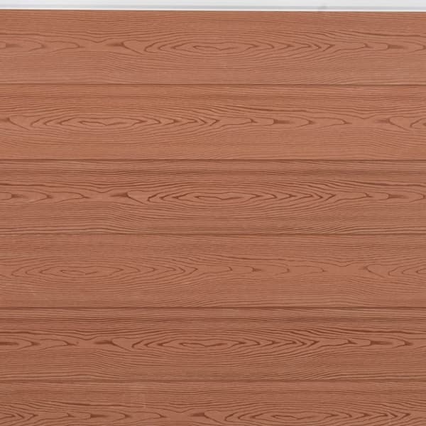 vidaXL hegnspanelsæt 353x186 cm WPC brun