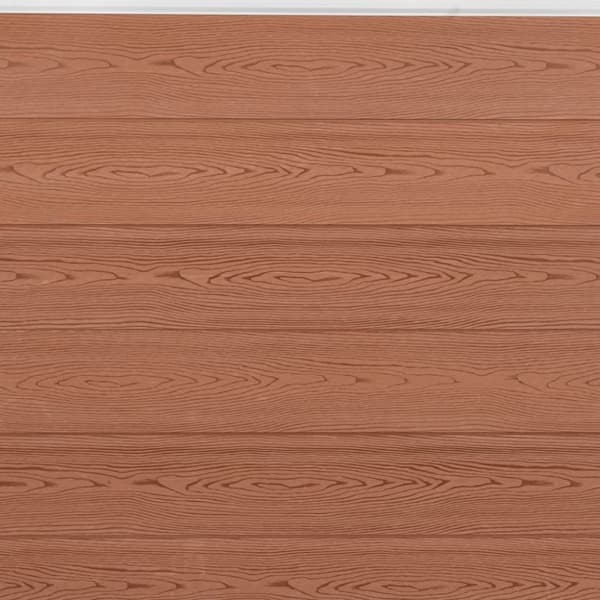 vidaXL Gjerdepanelsett brun 699x186 cm WPC