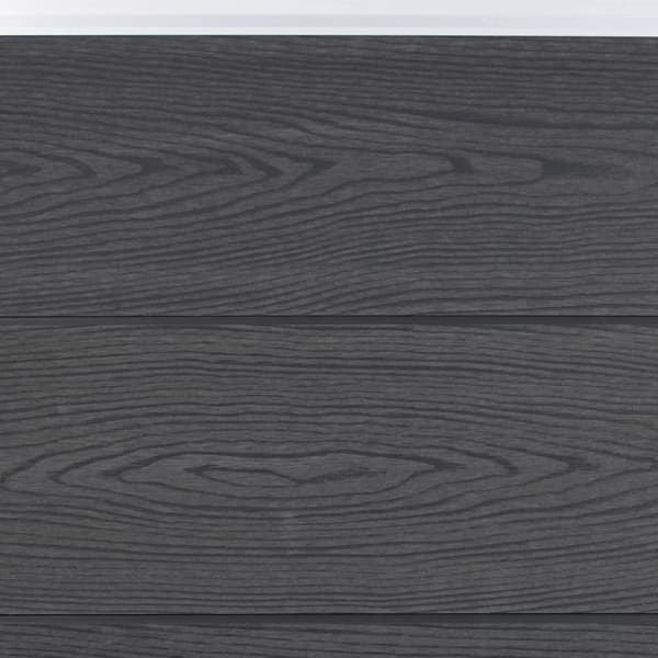 vidaXL Aitapaneelisarja harmaa 353x186 cm WPC