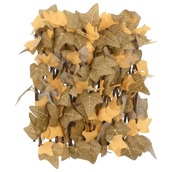 vidaXL Utvidbart espalier kunstige lønneblader oransje 5 stk 180x30 cm