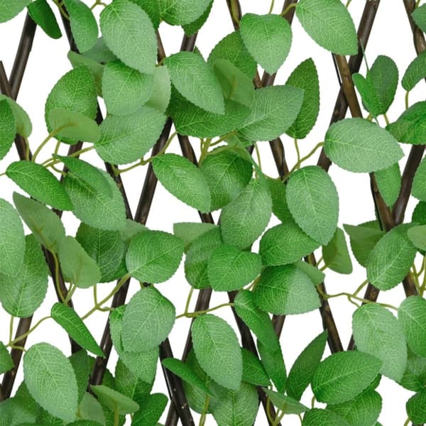 vidaXL Säleikkö tekomuratti laajennettava 5 kpl vihreä 180x65 cm