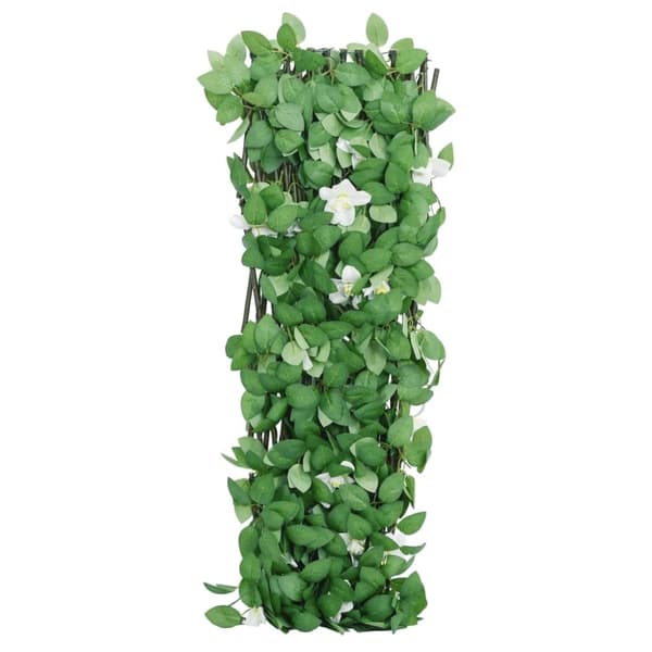 vidaXL Utvidbart espalier med kunstig eføy grønn 5 stk 186x30 cm