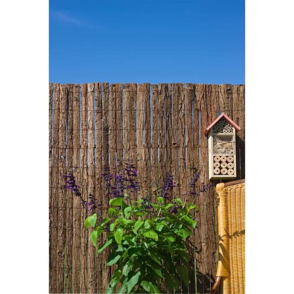 Nature Insynsskydd naturligt bark 1x3 m 5 cm tjock