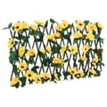 Miniatyrbilde 1 av 6: vidaXL Utvidbart espalier med kunstig eføy gul 180x20 cm