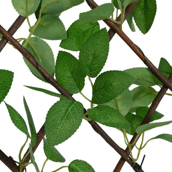 vidaXL Utvidbart espalier med kunstig eføy 5 stk grønn 180x30 cm