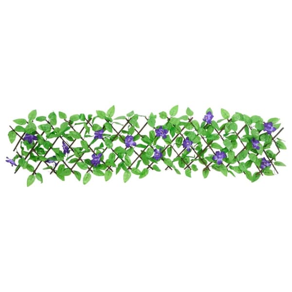 vidaXL Utvidbart espalier med kunstig eføy grønn 180x20 cm