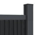 Miniatyrbilde 9 av 9: vidaXL Gjerdepanel WPC grå 173x186 cm