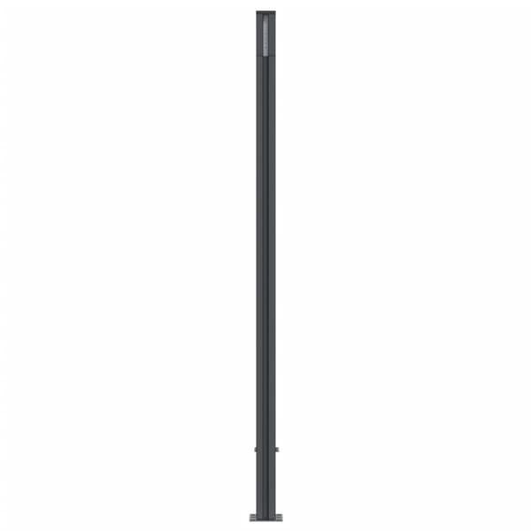 vidaXL hegnspanel 1391x186 cm WPC brun