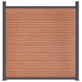 Miniatyrbilde 6 av 11: vidaXL Gjerdepanel brun 1564x186 cm WPC