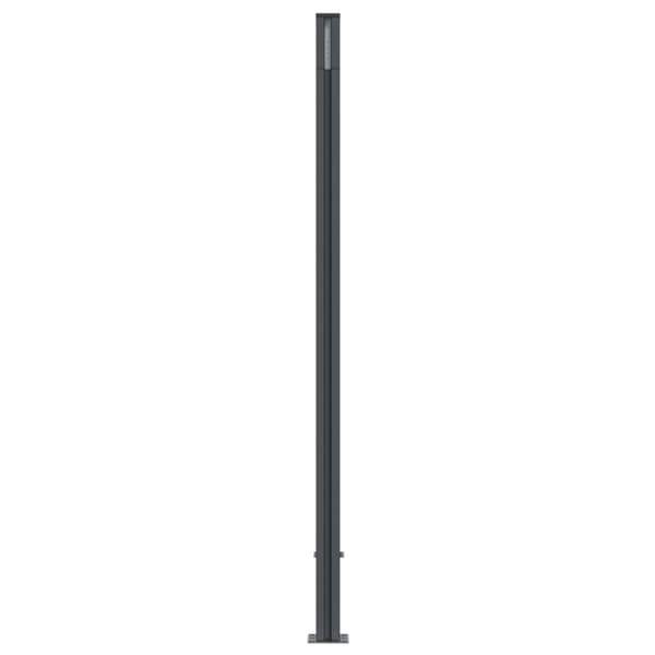 vidaXL Gjerdepanel brun 1564x186 cm WPC