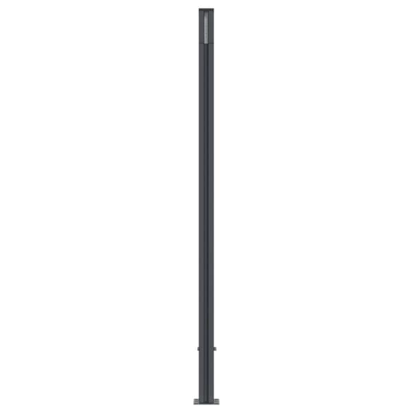 vidaXL Staketpanel brun 526x186 cm WPC