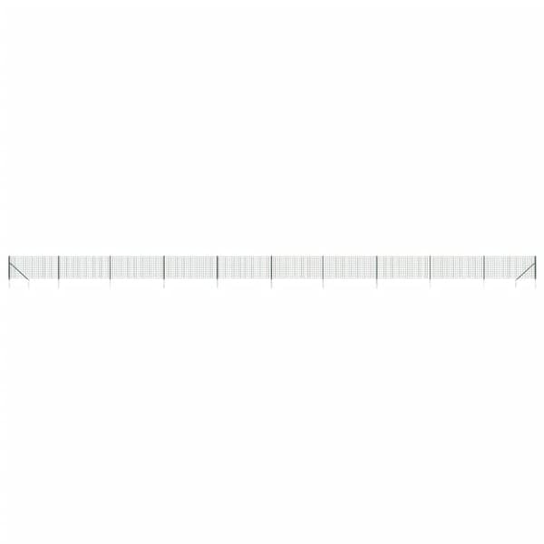 vidaXL Verkkoaita maapiikeillä vihreä 1x25 m