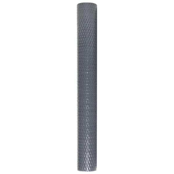 vidaXL altanafskærmning 400x100 cm polyrattan antracitgrå