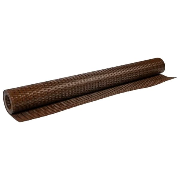vidaXL altanafskærmning 300x80 cm polyrattan brun og sort