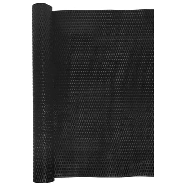 vidaXL Parvekesuoja musta 500x80 cm polyrottinki