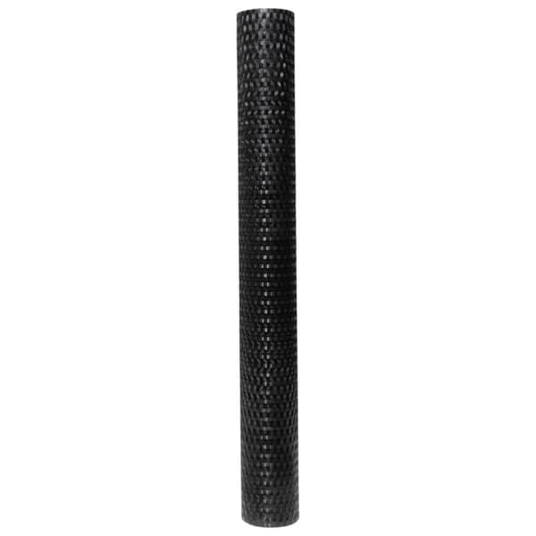 vidaXL Parvekesuoja musta 500x80 cm polyrottinki