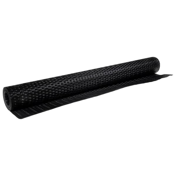vidaXL Parvekesuoja musta 500x80 cm polyrottinki