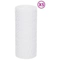 Miniatyrbillede 3 af 9: vidaXL altanafskærmninger 5 stk. 255x19 cm polyrattan hvid
