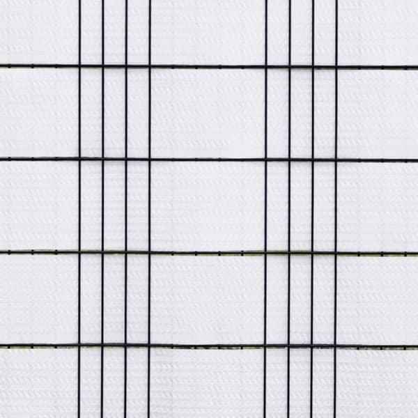 vidaXL altanafskærmninger 5 stk. 255x19 cm polyrattan hvid