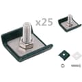 Miniatyrbild 1 av 4: Staket- & grindtillbehör - Living Sammankopplare galler 25 set grön