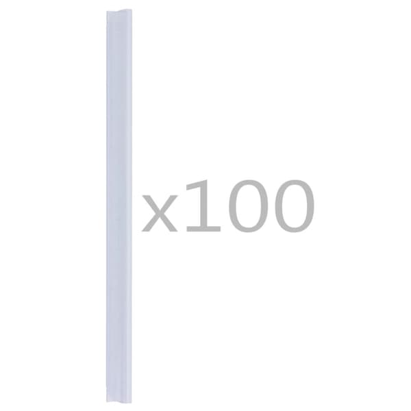 Klämmor för insynsskydd 100 st PVC genomskinlig - Klämma - Klämmor - Home & Living