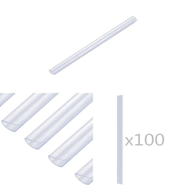 Klämmor för insynsskydd 100 st PVC genomskinlig - Klämma - Klämmor - Home & Living