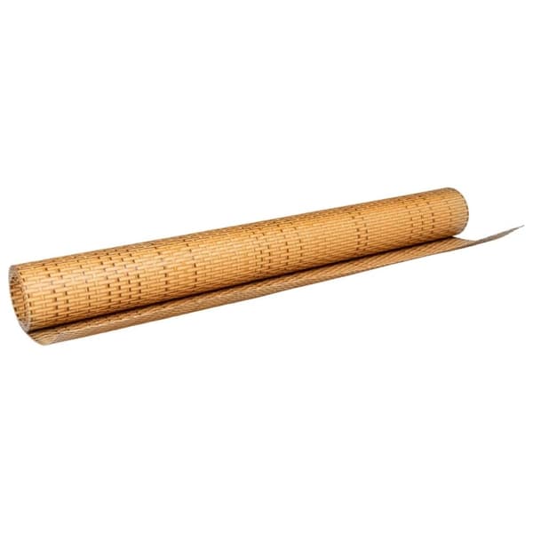 vidaXL altanafskærmning 300x90 cm polyrattan lysebrun