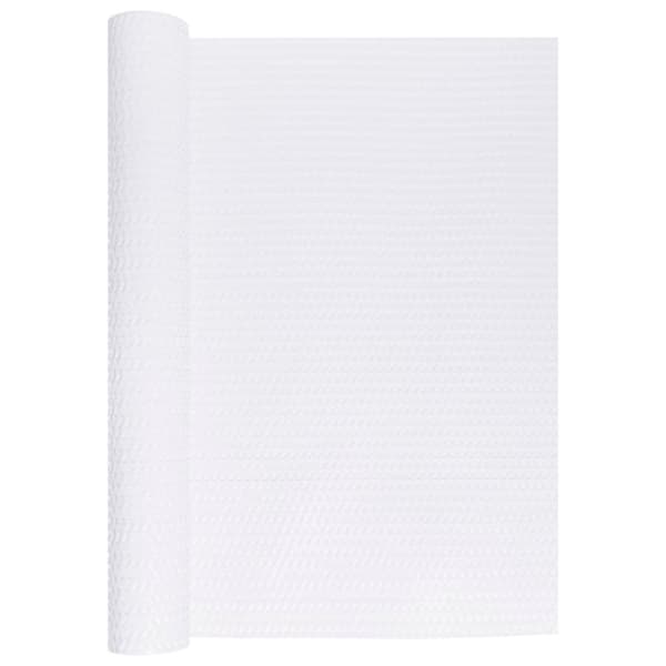 vidaXL altanafskærmning 500x90 cm polyrattan hvid