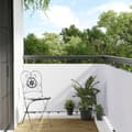 Miniatyrbillede 2 af 9: vidaXL altanafskærmning 500x90 cm polyrattan hvid