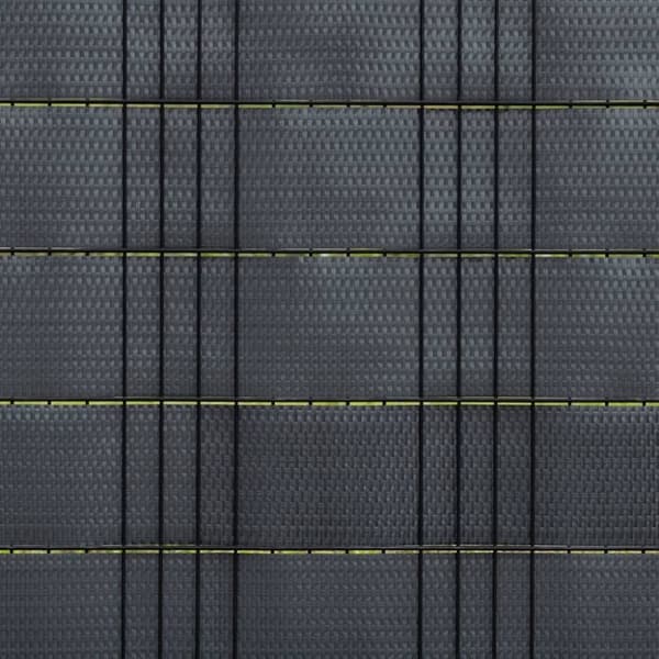 vidaXL Parvekesuojat 10 kpl antrasiitti 255x19 cm polyrottinki